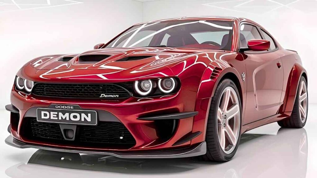 Dodge Demon Revealed Track Focused Power and Insane Acceleration