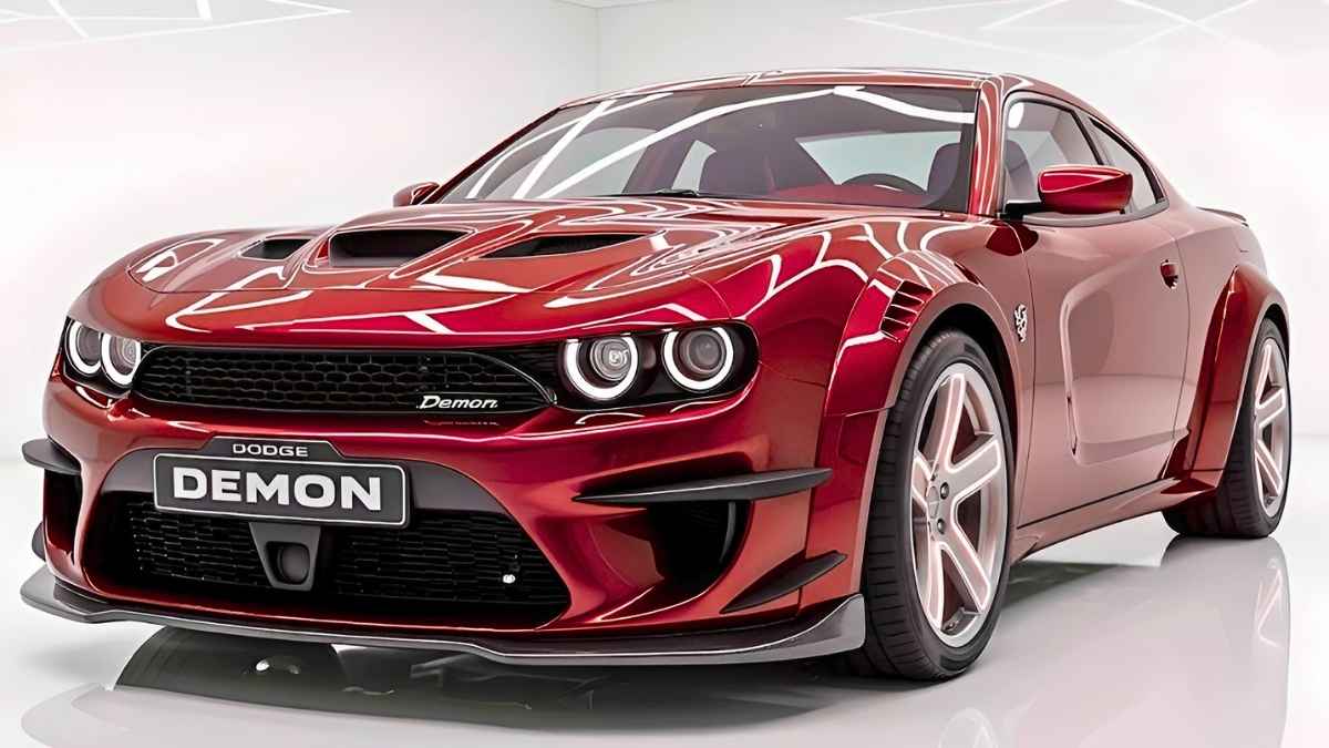Dodge Demon Revealed Track Focused Power and Insane Acceleration